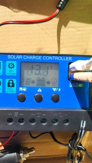 Kit solar 20w con batería 12ah nuevo