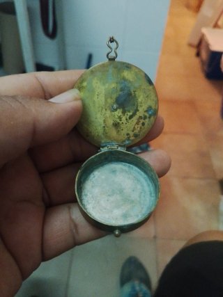 Antigüedad azteca con turquesa
