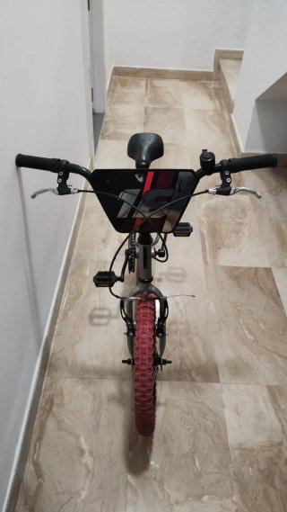 Bicicleta BMX 16 Wipe 500 Gris