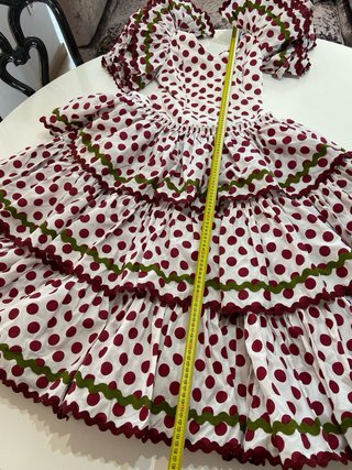 Sn3 Traje de flamenca lunares