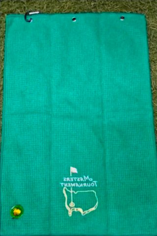 Pack toalla y marcabolas Masters de Augusta