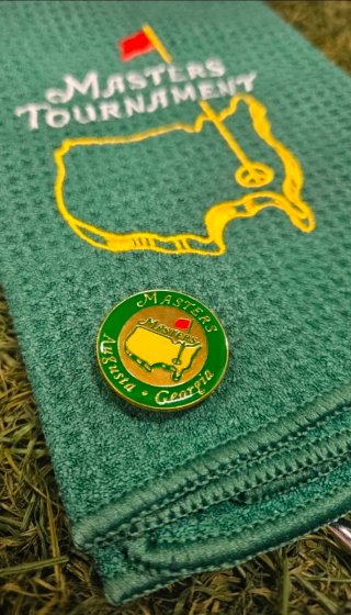 Pack toalla y marcabolas Masters de Augusta
