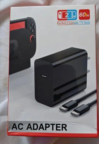 60W Nintendo Switch 2 cargador