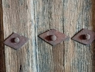 Puerta antigua madera maciza 244x86cm