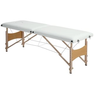 Cama Masaje Plegable Portátil Blanca