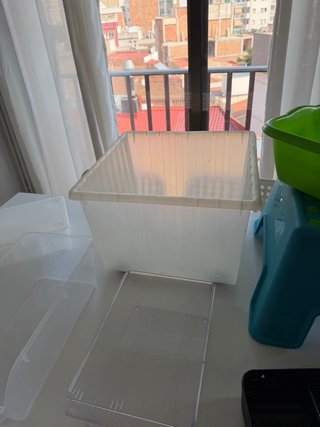 Lote Cajas Contenedoras y organizadoras d Plástico