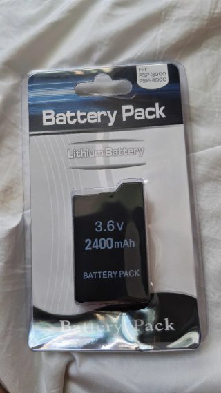 Psp Batería PSP 2000/3000 2400mAh
