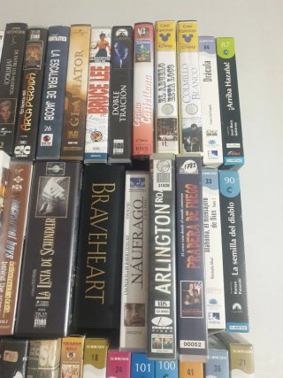 Lote Películas VHS Coleccionistas