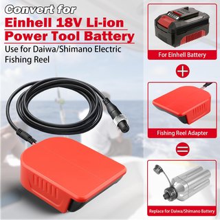 Adaptador Batería Cargador Carretes Eléctricos
