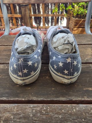 Zapatillas Vans estilo bandera americana