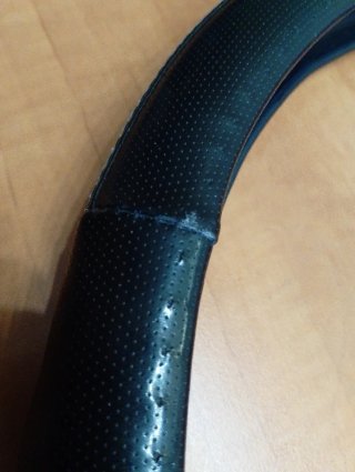 Funda para volante de coche negra