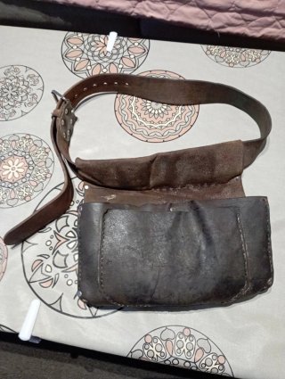 Bolsa de encofrador de cuero