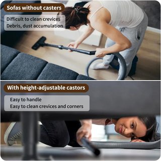 4 Ruedas para Muebles con Freno