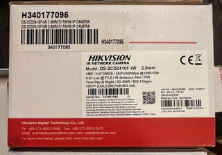 2 Cámaras Hikvision IR Cube Network