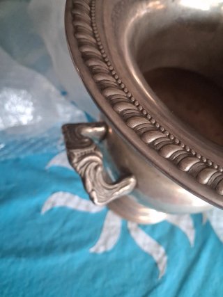 Champañera Vintage con Pie