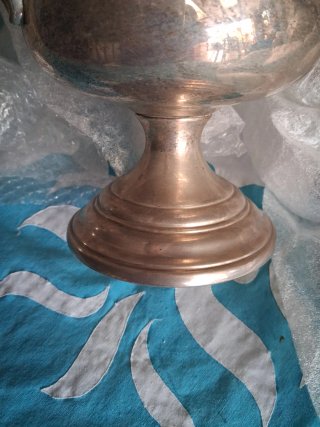 Champañera Vintage con Pie