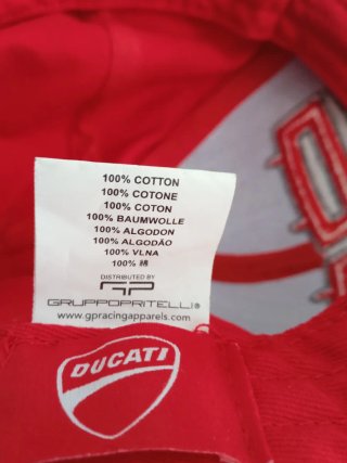 Gorra Ducati Corse Negra y Roja