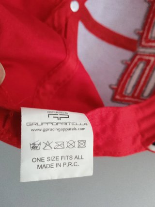 Gorra Ducati Corse Negra y Roja