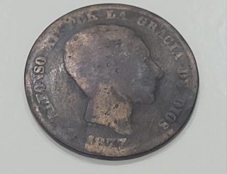10 Centimos Alfonso XII 1877