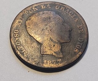 10 Centimos Alfonso XII 1877