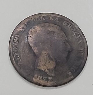 10 Centimos Alfonso XII 1877