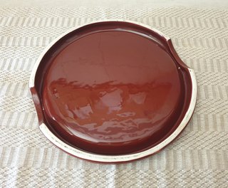 Casseruola terracotta coccio smaltata a due manici