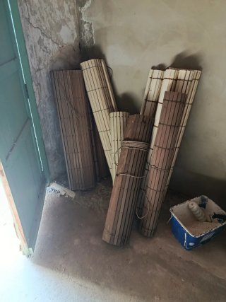 Persianas antiguas de madera