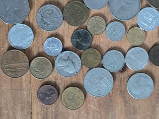 Lote de monedas variadas