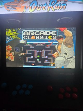 Bartop Rex Arcade Out Run Con Hyperspin.