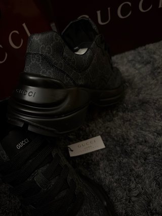 Scarpe Gucci Rhyton nere/grigie