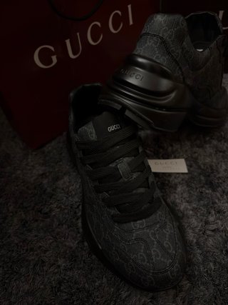 Scarpe Gucci Rhyton nere/grigie