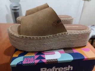 Sandalias Refresh Talla 37 Beige