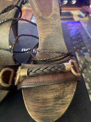 Sandalias de fiesta mujer Hugo Boss marrones