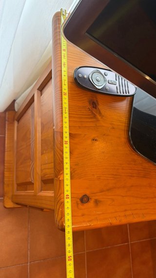 Mueble auxiliar pino macizo rústico vintage