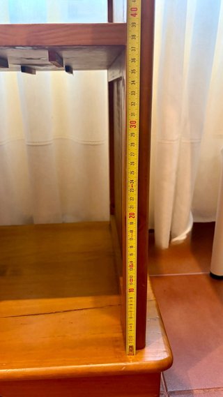 Mueble auxiliar pino macizo rústico vintage