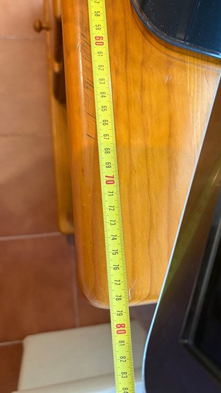 Mueble auxiliar pino macizo rústico vintage
