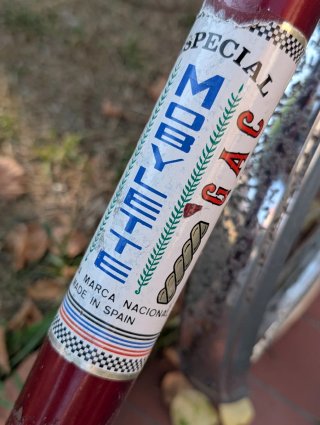Bicicleta Mobylette GAC plegable