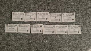 Colección de reverso de cromos (incluye el cromo)