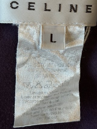 T-shirt Celine Donna L aderente ( Ok M ) Viola