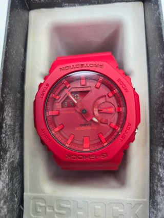 Reloj Pulsera Caballero Casio G-Shock GA2100 4ER Rojo