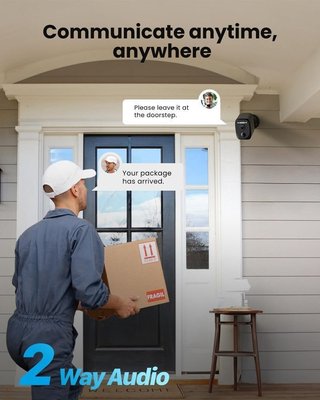 LEMNOI Cámara Vigilancia Exterior WiFi NUEVA