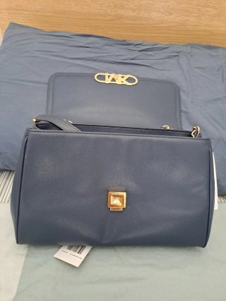 Borsa Michael Kors Parker Blu Navy