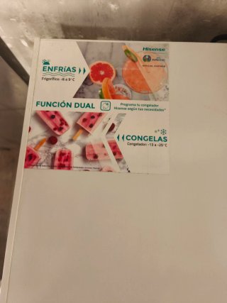 Congelador Hisense blanco