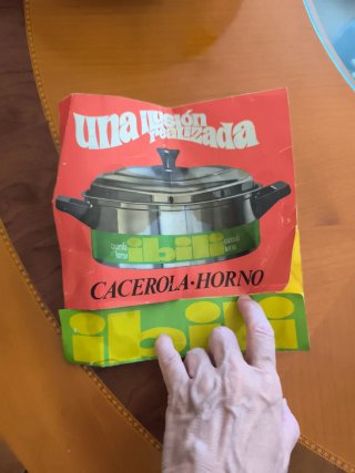 Cacerola bizcochera/flanera Años 60/70