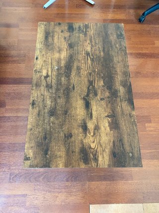 Mesa centro elevable madera y metal