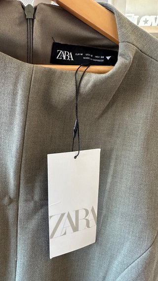 Vestido verde Zara