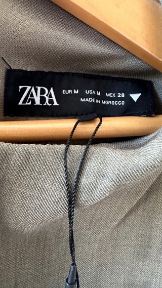 Vestido verde Zara