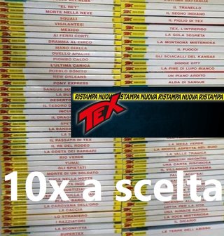TEX Nuova Ristampa - 10x a scelta - Lotto Fumetto
