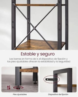 VASAGLE Librería Biblioteca Estantería
