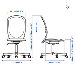 Silla de oficina con ruedas